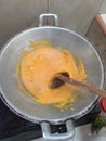 the process of making mango jam with manual and simple tools
