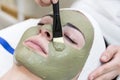 Process of massage and facials