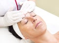 Process of massage and facials