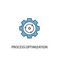 Process optimization concept 2 colored