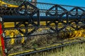 Process of harvesting by harvesters. plants in reapers. truck unloading