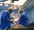 Process of trauma surgery operation, Delhi, India. Stock Photo