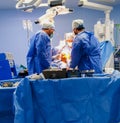 Process of trauma surgery operation, Delhi, India. Stock Photo