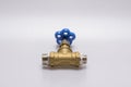 Process valves and valves are details of pipeline connections that provide an assembly connection for various systems and structur Royalty Free Stock Photo