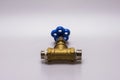Process valves and valves are details of pipeline connections that provide an assembly connection for various systems and structur Royalty Free Stock Photo