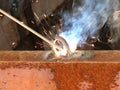 Process welding metal