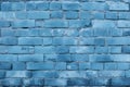 Processed collage of dark blue old brick wall texture. Background for banner, backdrop or texture Royalty Free Stock Photo