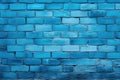 Processed collage of dark blue old brick wall texture. Background for banner, backdrop or texture Royalty Free Stock Photo