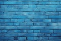 Processed collage of dark blue old brick wall texture. Background for banner, backdrop or texture Royalty Free Stock Photo