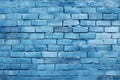 Processed collage of dark blue old brick wall texture. Background for banner, backdrop or texture Royalty Free Stock Photo