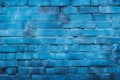 Processed collage of dark blue old brick wall texture. Background for banner, backdrop or texture Royalty Free Stock Photo