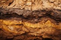 Processed collage of orange canyon soil material texture. Background for banner, backdrop Royalty Free Stock Photo