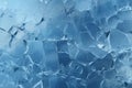 Processed collage of thick layer of cracked ice texture. Background for banner, backdrop or texture Royalty Free Stock Photo