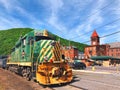 A train from Jim Thorpe Station Royalty Free Stock Photo