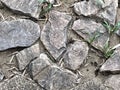 Imperfection of rocks pavement