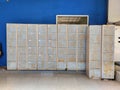 place for storing goods or locker Royalty Free Stock Photo