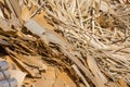 processed wood waste and wood shavings