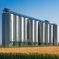 processing drying agricultural grain elevator plant