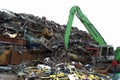 Metal processing company in Wolvega for recycling waste materials Royalty Free Stock Photo