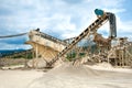 Processing plant stones Royalty Free Stock Photo