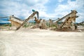 Processing plant stones Royalty Free Stock Photo