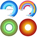 Processing Wheel Chart Set