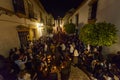 Procession of the brotherhood of La Veracruz, from Arahal Seville