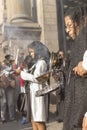 Procession of faith in Holy Week in the streets of Lima