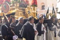 Procession of faith in Holy Week in the streets of Lima