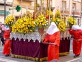 Procession of the Glory during the Sunday of Resurrection, celebrating the Easter Royalty Free Stock Photo