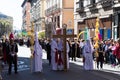 Procession of Holy Week on Palm Sunday, colloquially called \