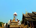 procession of the Important Buddha Images. Songkran festival.