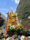 Procession of the Lord of Torrechayoc in Machupicchu Village