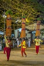 The Procession of the Natha Devala perform at the Kataragama Festival in Sri Lanka.