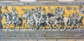 Procession of Princes (Furstenzug) on outside wall of Dresden Castle, Germany