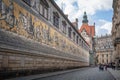 Procession of Princes Mural Wall (Furstenzug) at Augustusstrasse - Dresden, Saxony, Germany