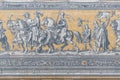 Procession of Princes Mural Wall (Furstenzug) Detail - Dresden, Saxony, Germany