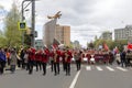 Procession of the public movement `Immortal regiment` in memory of the 26 million compatriots who died in the Great Patriotic Wa