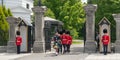 Procession at Rideau Hall Changing of the Guards Royalty Free Stock Photo