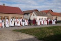 Procession on Thanksgiving day in Stitar, Croatia Royalty Free Stock Photo