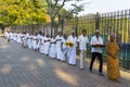 Procession to the Temple of the Tooth Relic, Kandy, Sri Lanka Royalty Free Stock Photo