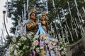 Procession of the traditional feast dedicated to Our Lady of Achiropita