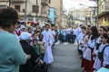 Procession of the traditional feast dedicated to Our Lady of Achiropita