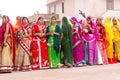 Procession of women