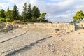 Processional walkway in Phaistos Royalty Free Stock Photo