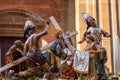 The Processione dei Misteri di Trapani, performed for 300 years, celebrates Easter with parades throughout the week Royalty Free Stock Photo