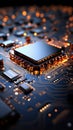 Processor integrated into circuit board, facilitating complex electronic functions