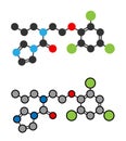 Prochloraz fungicide molecule