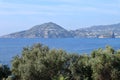 Procida - Scorcio di Ischia da Via Solchiaro Royalty Free Stock Photo