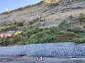 Procida - Turista solitaria alla Spiaggia del Postino